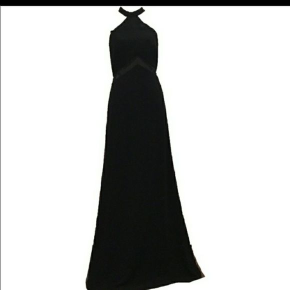 JILL STUART chiffon Insert Halter Gown - Picture 4 of 8